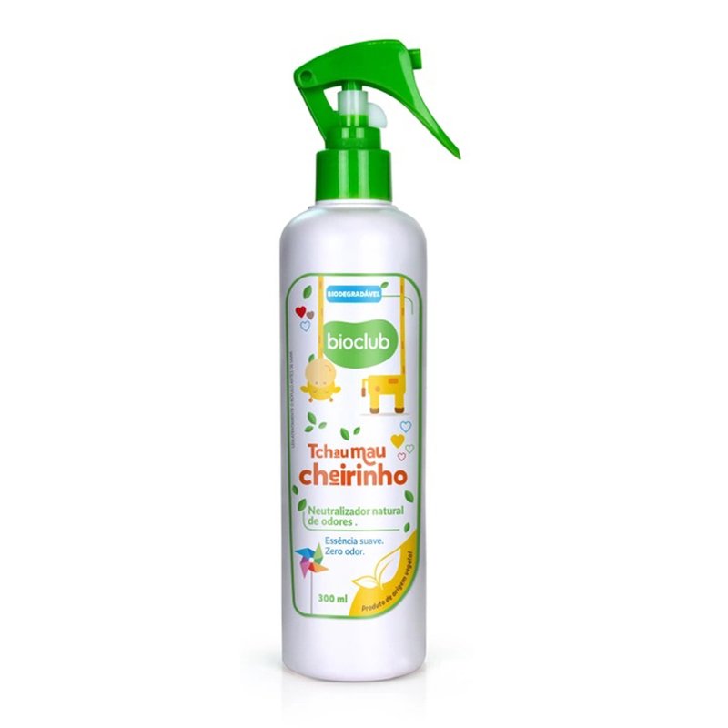 neutralizador de odores bioclub tchau mau cheirinho 300ml unico 01