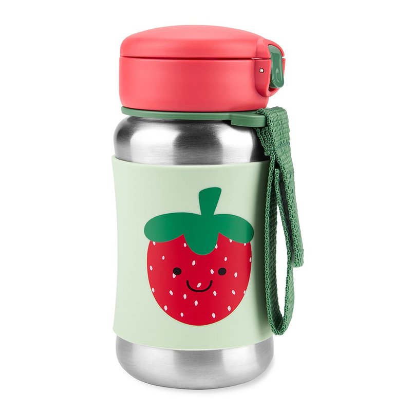 garrafinha inox skip hop spark style 350ml morango 01
