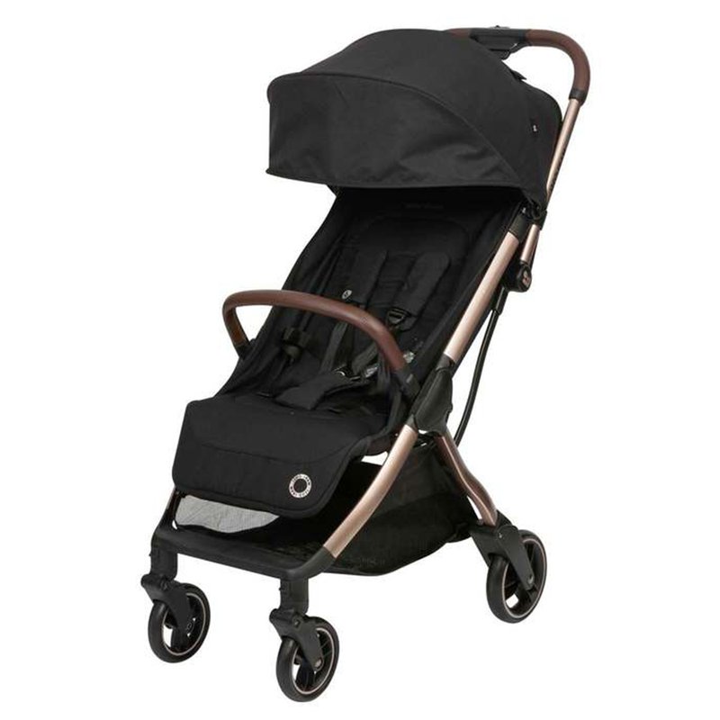 carrinho de bebe maxi cosi eva de 0 a 22kg essential black champagne 01