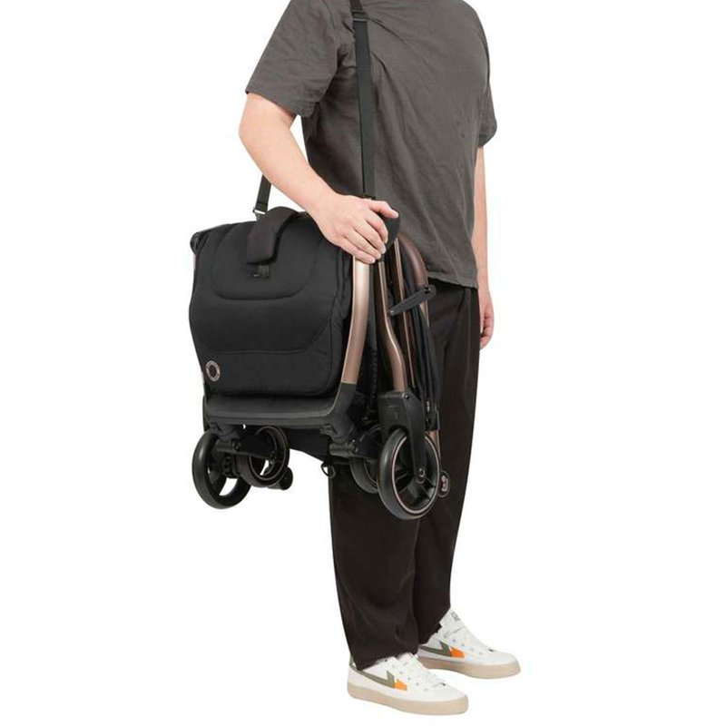 carrinho de bebe maxi cosi eva de 0 a 22kg essential black champagne 04