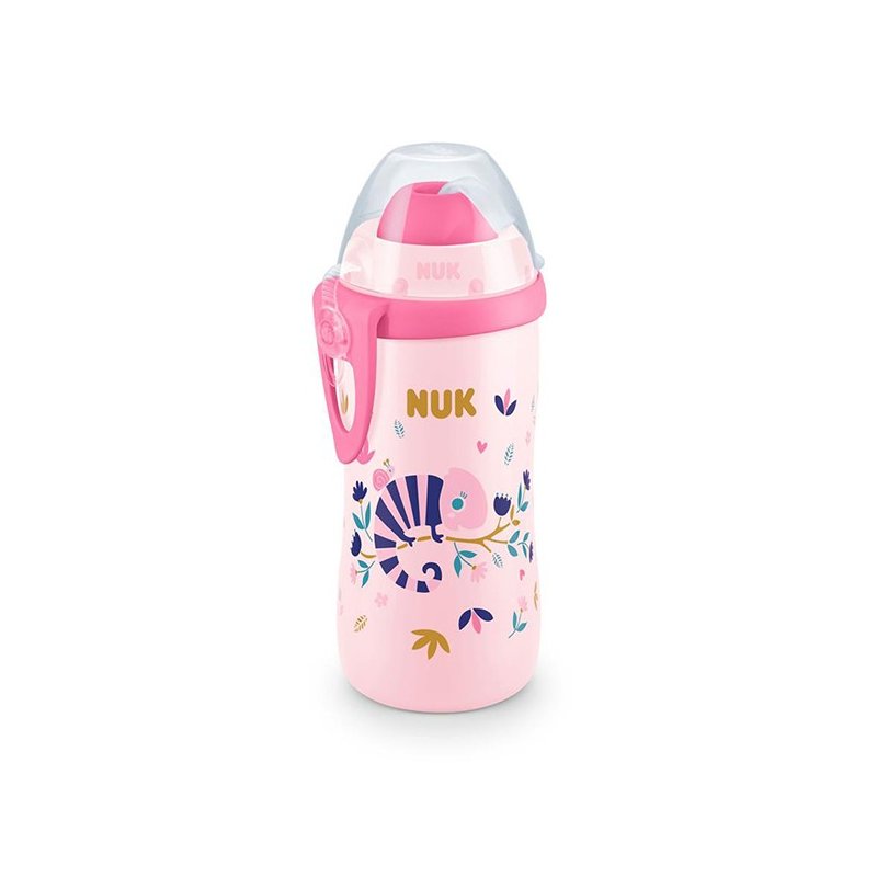 copo nuk antivazamento first choice flexi cup muda de cor 300ml 12m rosa 01