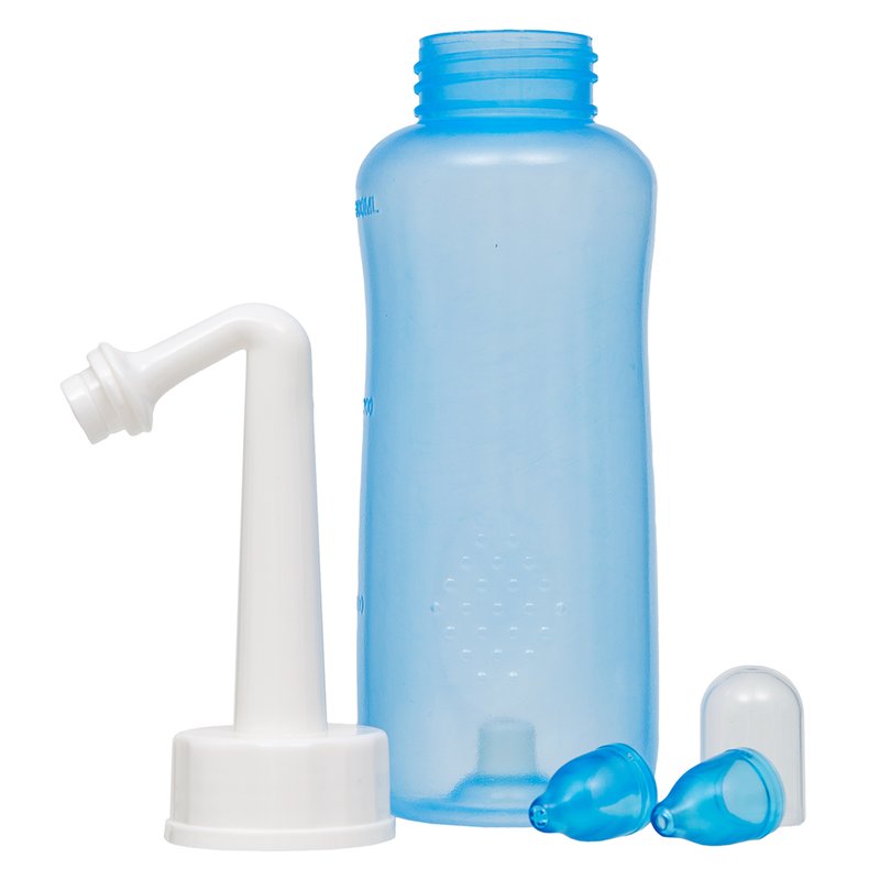 03 kit lavador nasal buba com dois bicos 300ml unico