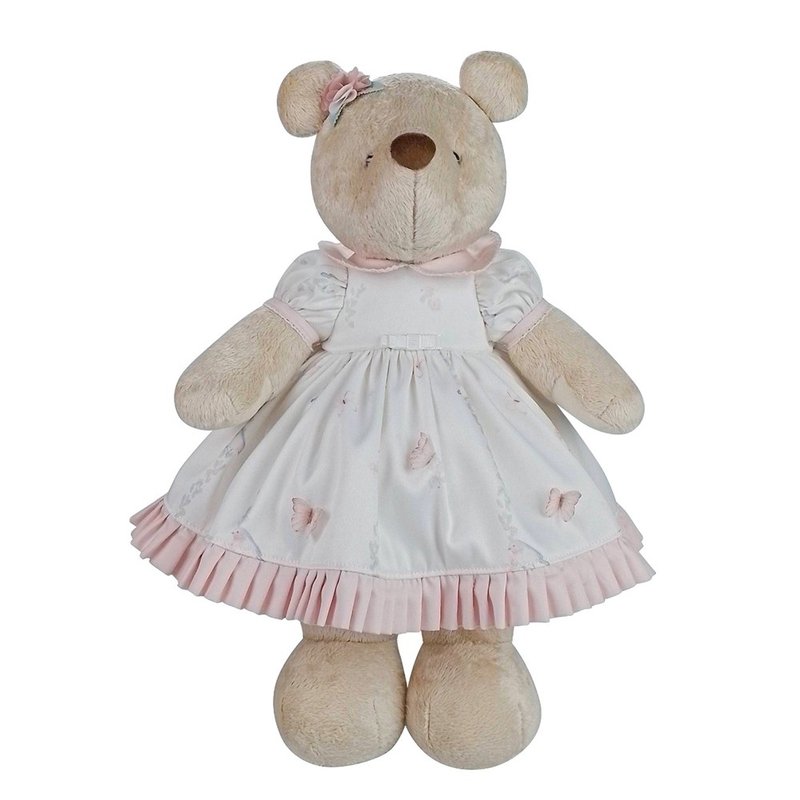 01 ursa de pelucia silvia polito kikinha basica floral
