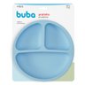 05 prato infantil buba em silicone com divisorias e ventosas 6m azul