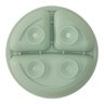 15 prato infantil buba em silicone com divisorias e ventosas 6m azul