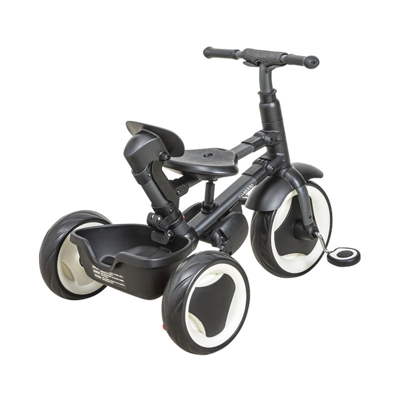 Triciclo Infantil Kiddo Evolution 2 em 1 (12M+ a 25kg) Melange Preto