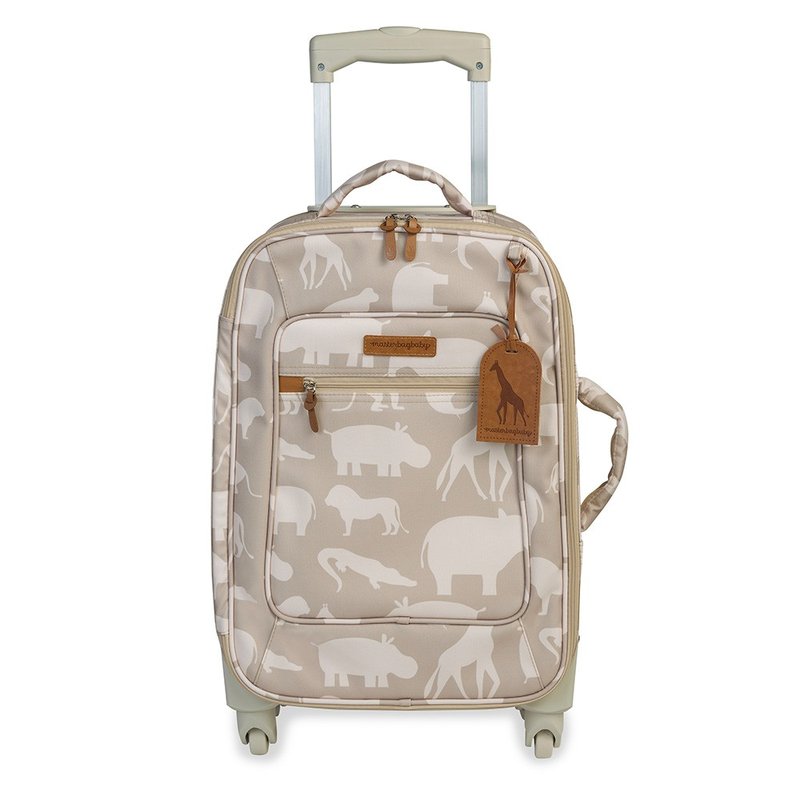 01 mala maternidade com rodinhas masterbag baby safari caqui
