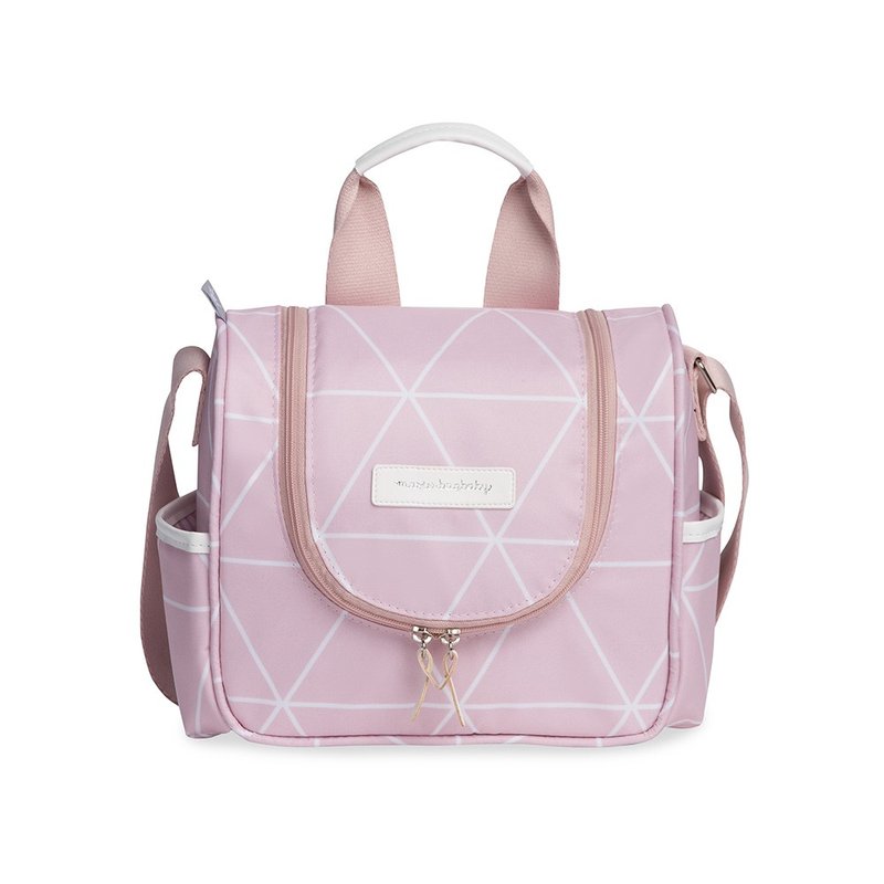 01 frasqueira termica masterbag baby emy manhattan rosa e branco
