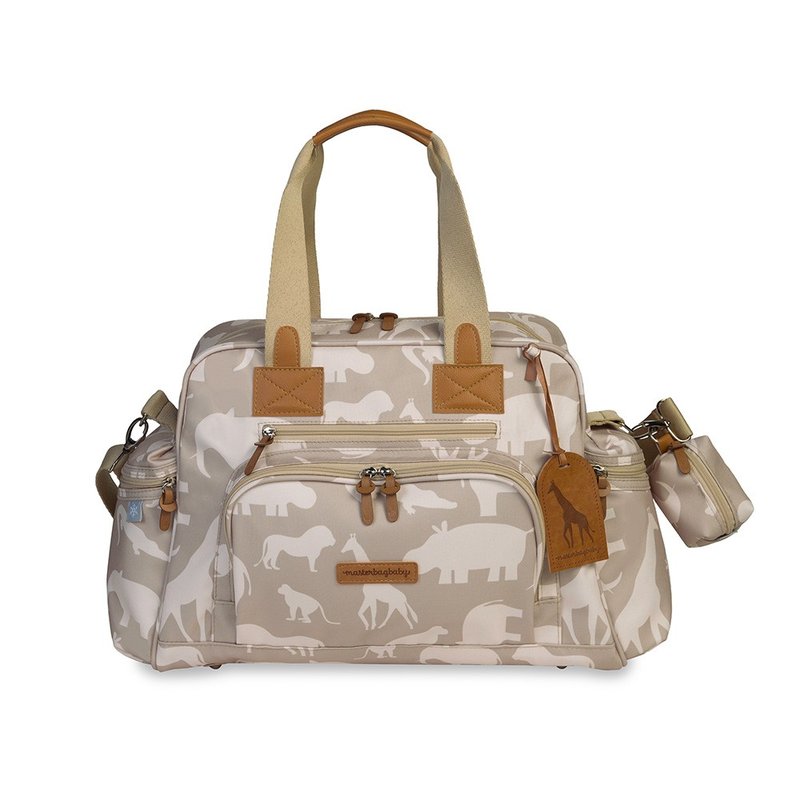 01 bolsa de maternidade termica masterbag baby everyday safari caqui