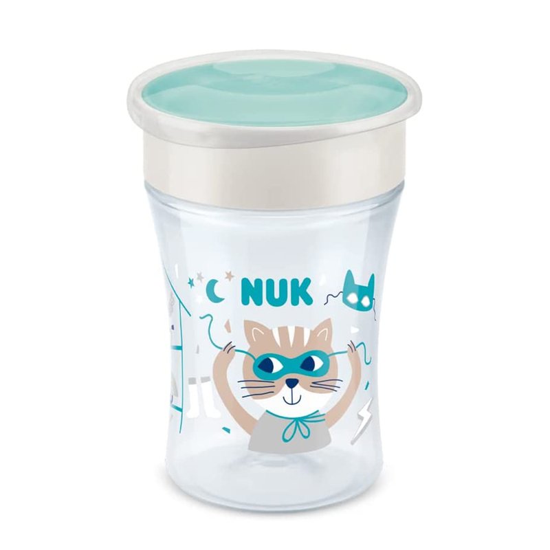 01 copo nuk antivazamento magic cup 360 evolution 230ml 8m verde