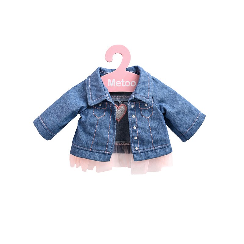 01 roupinha com cabide metoo para boneca fashion fj jacket