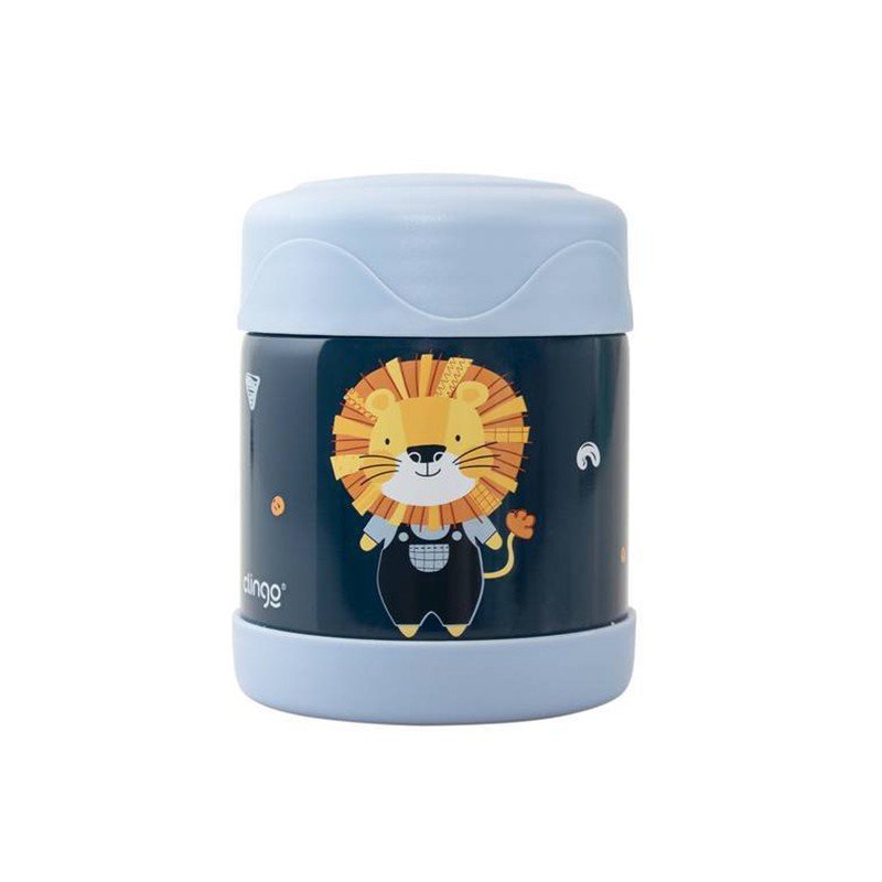 01 pote termico clingo keep aco inox 330ml 6m luke