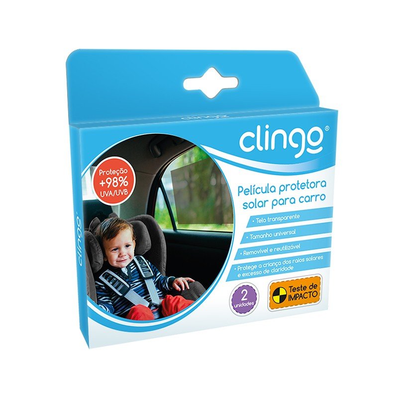 01 pelicula protetora solar clingo para carro 2 unidades unico