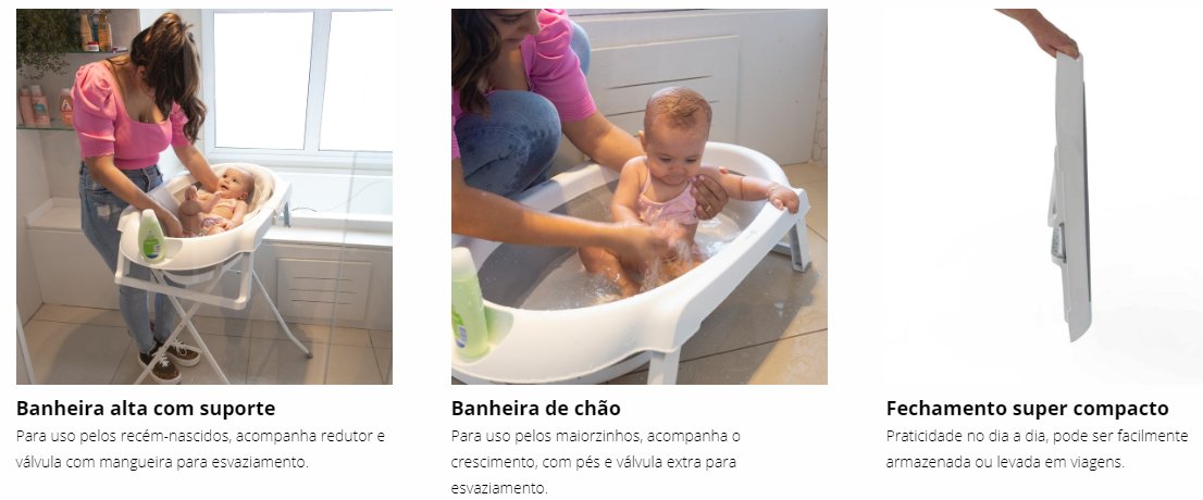 descricao banheira smile