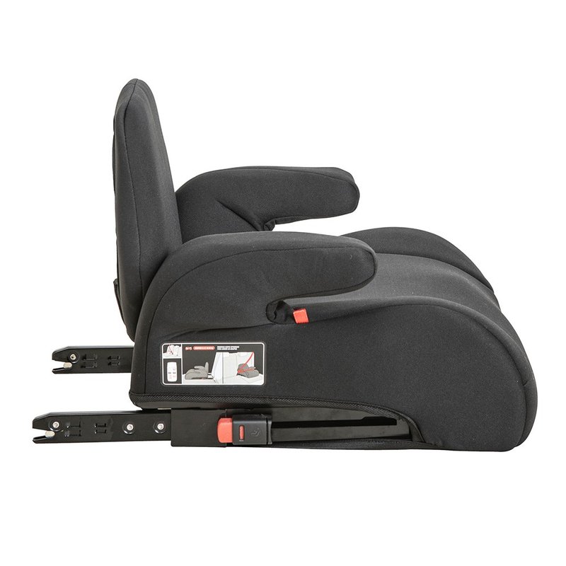 Assento para Carro Booster Kiddo Comfort de 15 a 36kg com Isofix Preto