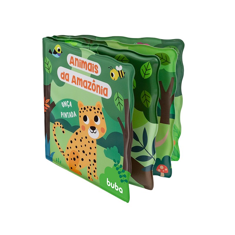 02 livrinho de banho buba educativo 6m amazonia