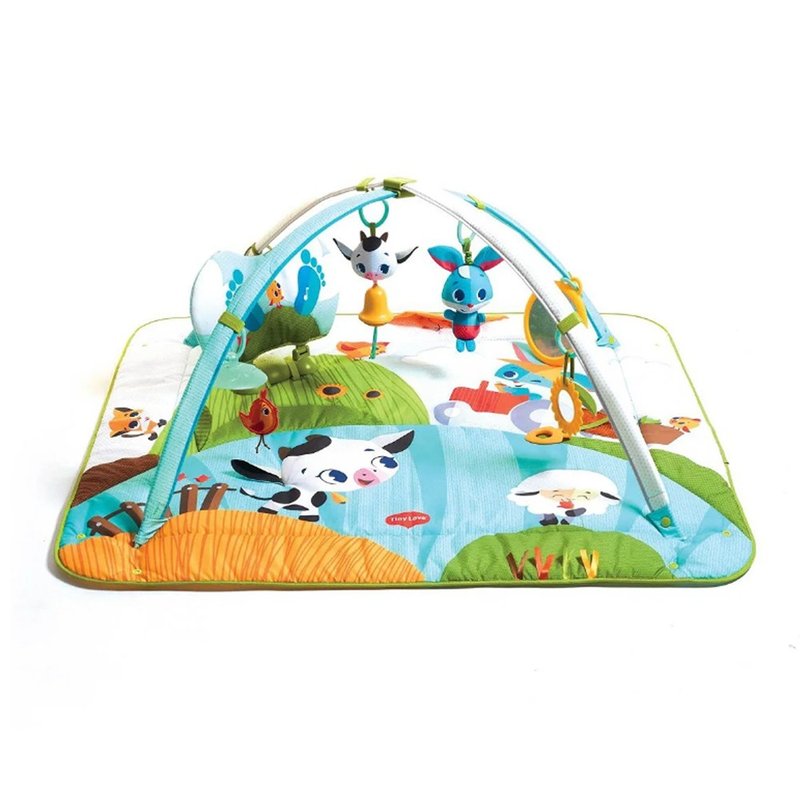 01 tapete de atividades tiny love gymini kick and play tiny farm unico