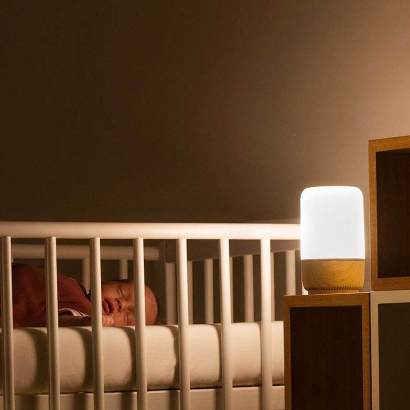 11 luminaria maxi cosi soothe luz e som linha conectada com ruido branco unico