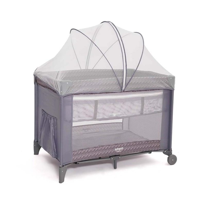 01 berco desmontavel infanti hello de 0 a 18kg cinza
