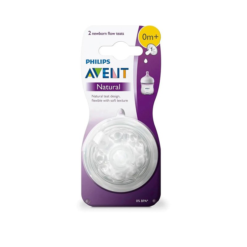 01 bico de mamadeira philips avent petala numero 1 0m 2 unidades unico