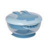 11 kit refeicao buba com compartimento e talheres 6m azul