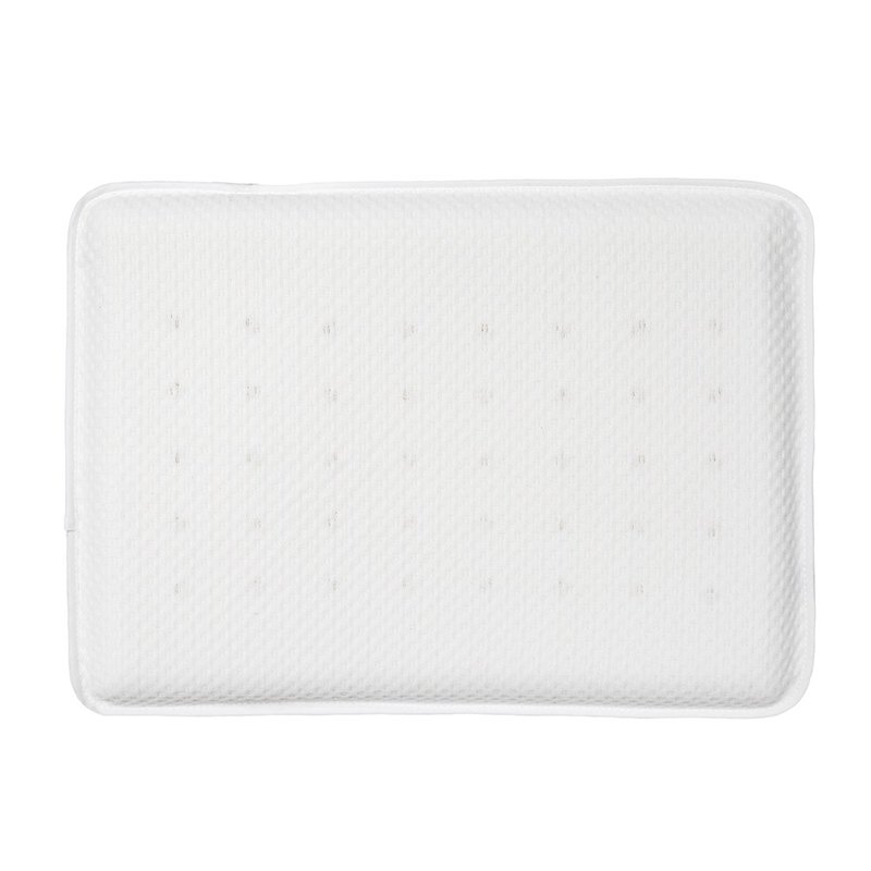 01 travesseiro buba para bebe em viscoelastico 0m branco