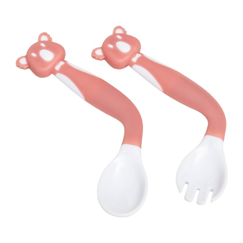 01 kit talheres buba flexiveis coala 6m azul