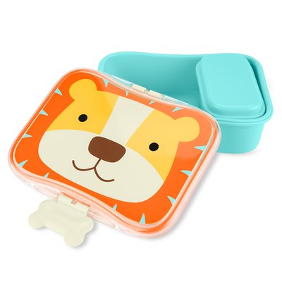 01 porta lanche skip hop zoo 700ml leao