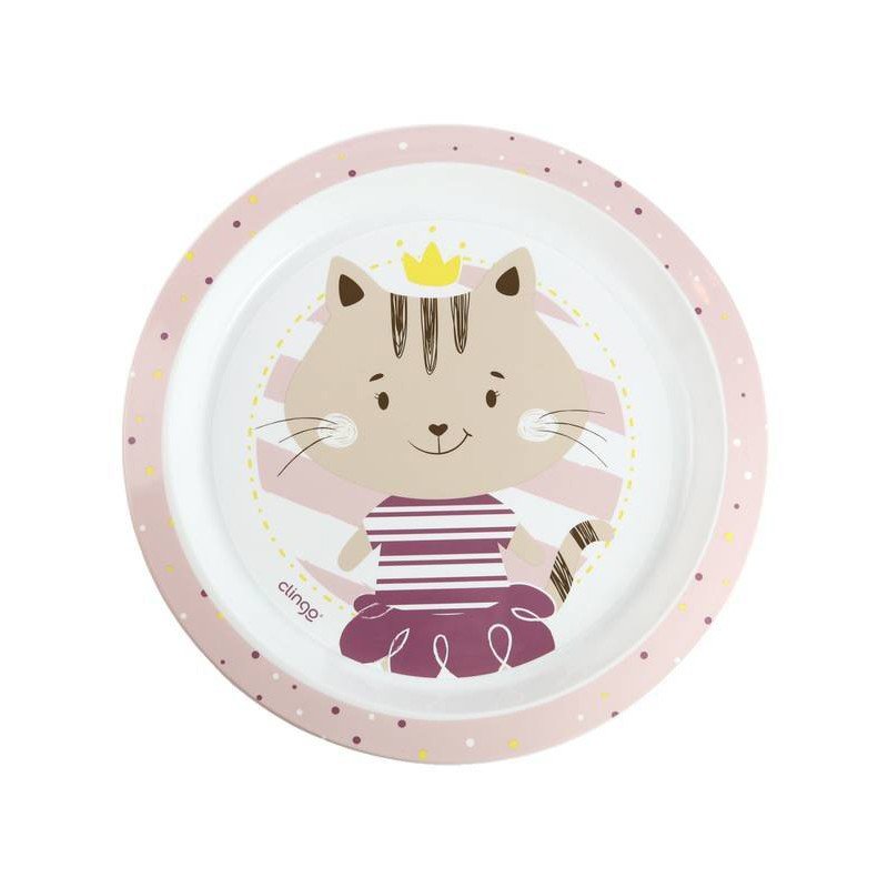 02 pratinho infantil clingo raso 6m milky