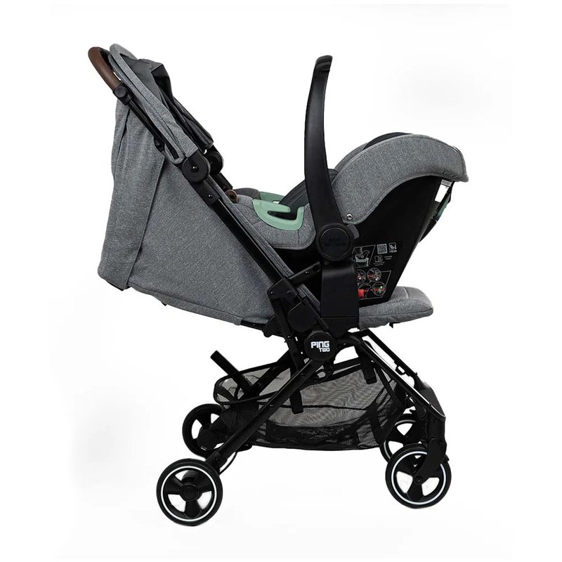 02 promocao carrinho ping two abc design tin bebe conforto adaptadores conectores unico