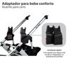 05 promocao carrinho ping two abc design tin bebe conforto adaptadores conectores unico