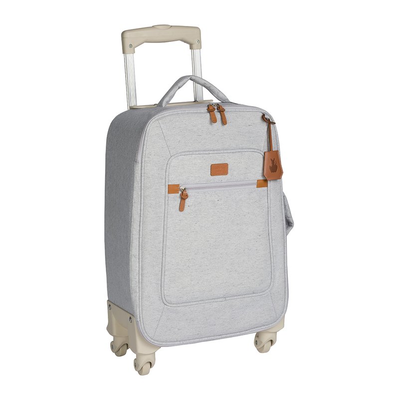 Lateral Mala Maternidade com rodinhas Masterbag Baby Alasca Cinza