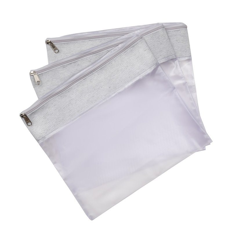 Conjunto 3 Saquinhos Organizadores Masterbag Baby Alasca Cinza