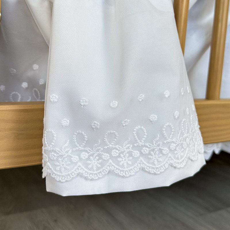 04 kit berco encanto enxovais percal 400 fios branco rosa e verde com trocador unico