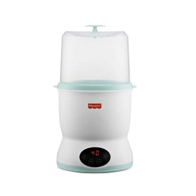 01 aquecedor e esterilizador de mamadeira fisher price mom s essentials 220v