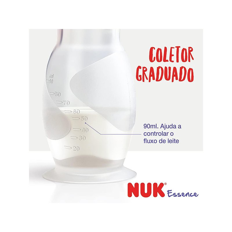 03 bomba coletora de leite materno nuk essence manual unico