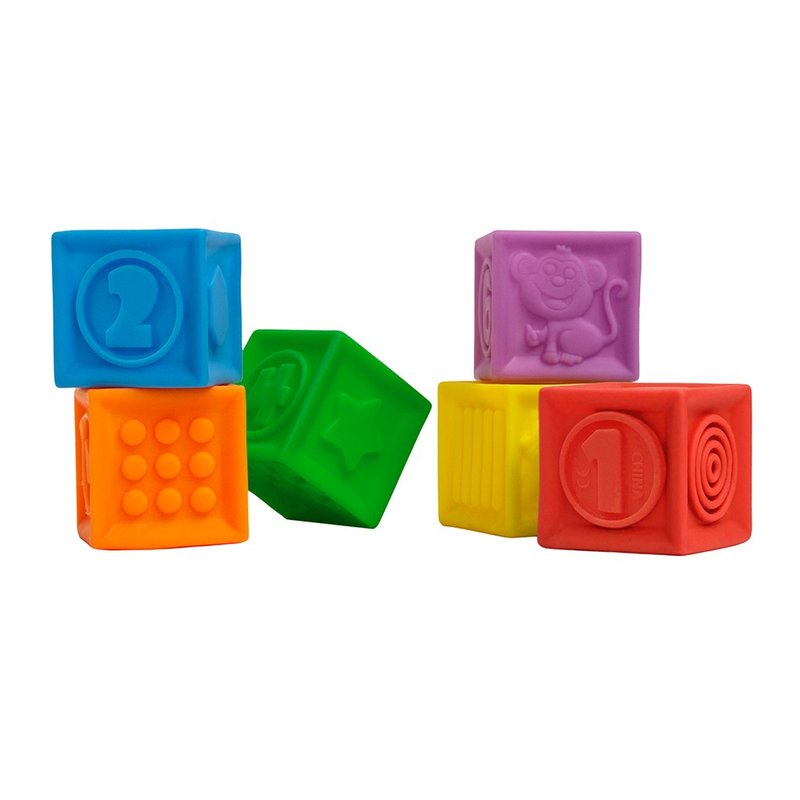01 brinquedo buba cubos de atividade 6m unico