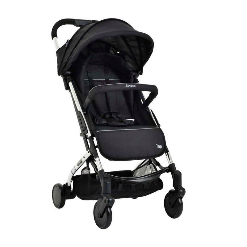 01 carrinho de bebe burigotto zap de 0 a 15kg metal prata