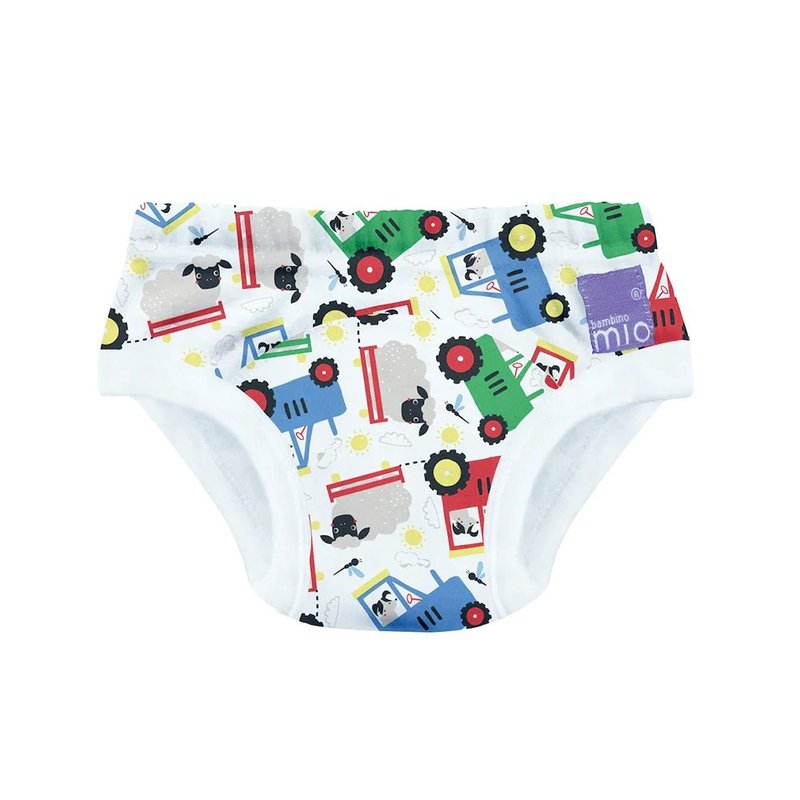 02 calcinha ou cueca de treinamento bambino mio para desfralde de 13 a 15kg 2 3a azul