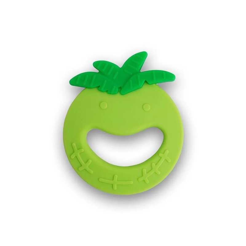 04 mordedor multikids em silicone funny fruit 4m abacaxi