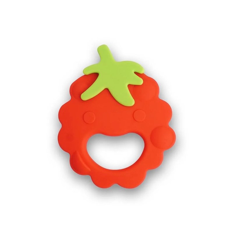 07 mordedor multikids em silicone funny fruit 4m abacaxi