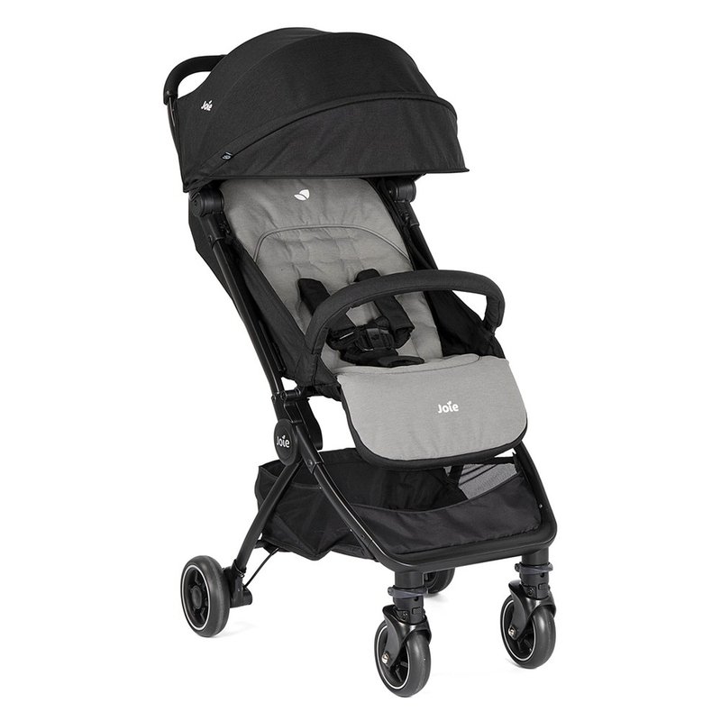 01 carrinho de bebe joie pact de 0 a 15kg preto cinza ember