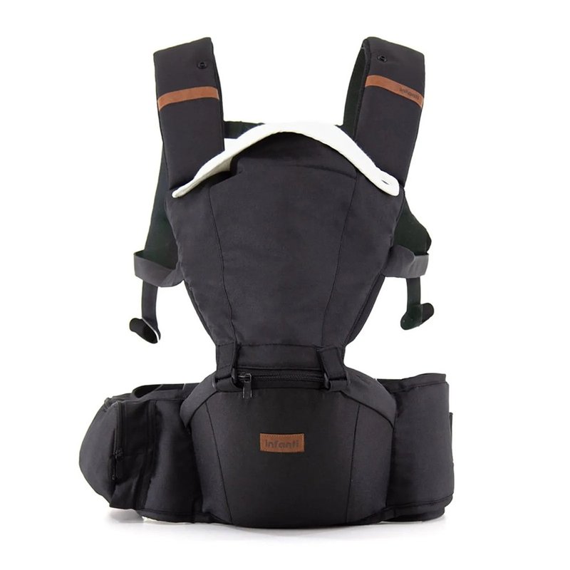 01 canguru para bebe infanti close 5 em 1 ate 15kg preto