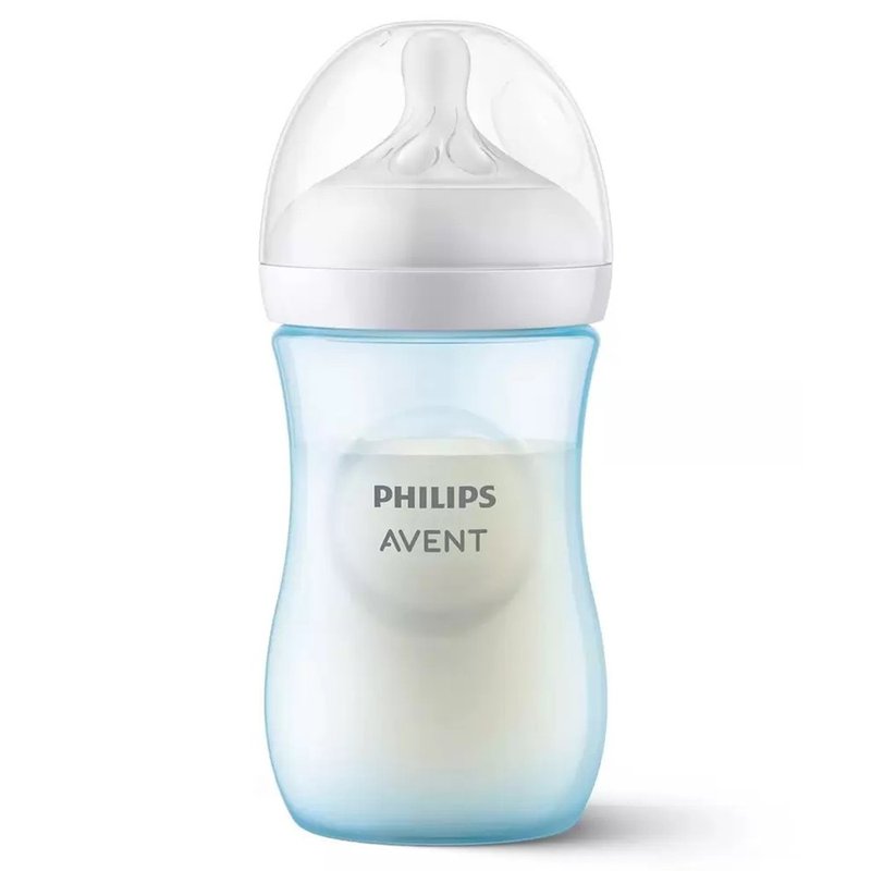 Mamadeira Philips Avent Pétala 3.0 Antivazamento 260ml (0M+) Azul