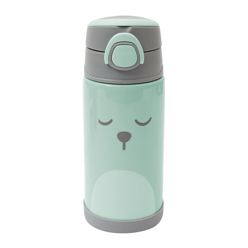 Garrafinha Térmica Buba com Parede Dupla Inox 400ml Gumy Verde