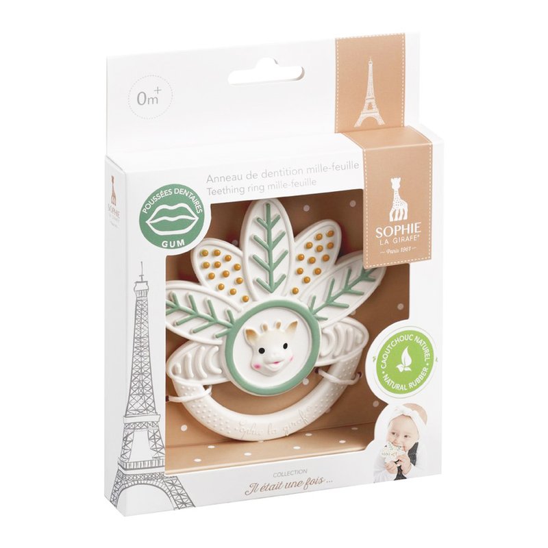 Embalagem Mordedor Sophie La Girafe 5 Sentidos Anel Mil Folhas Paladar