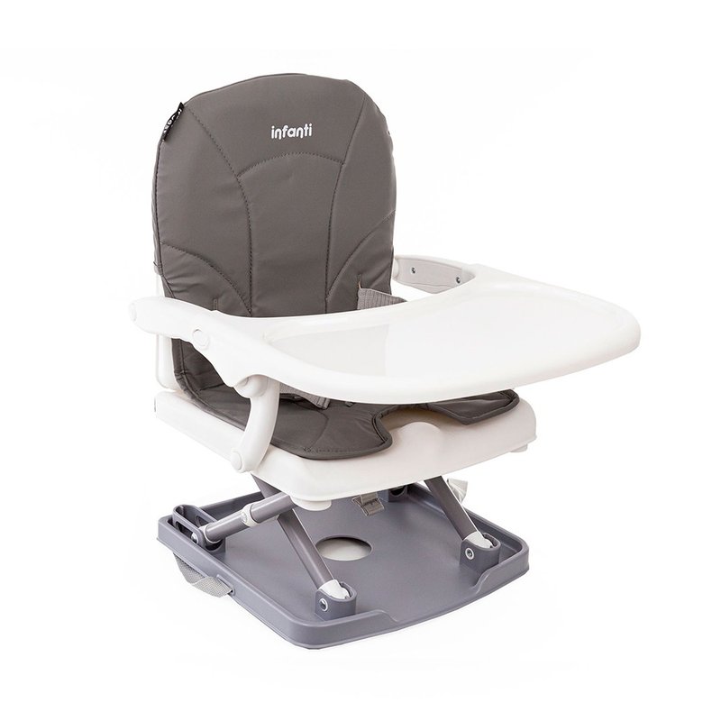Cadeira de Refeição Infanti Toast Portátil Grey Lush