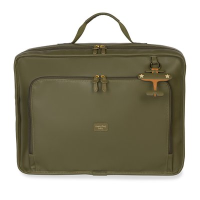 Mala Maternidade Vintage Masterbag Baby Avião Oliva