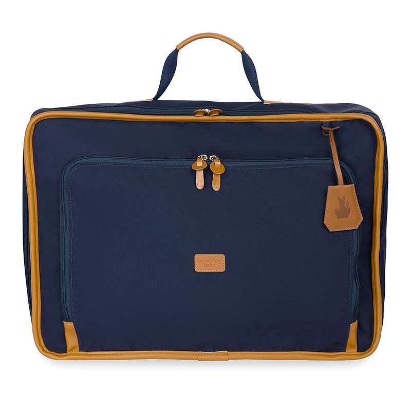Mala Maternidade Vintage Masterbag Baby Classic Marinho.jpg
