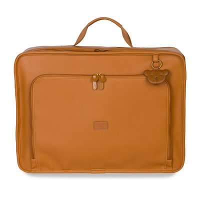 Mala Maternidade Vintage Masterbag Baby Teddy Caramelo
